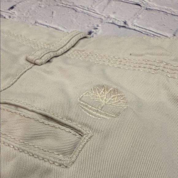 Timberland 100% Cotton Wide Leg Men's Cream Pants 36x30 - Picture 7 of 11